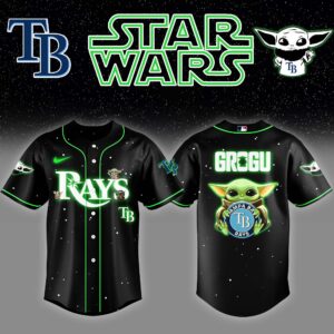 Tampa Bay Rays x Star Wars Grogu Baby Yoda Special Edition Jersey