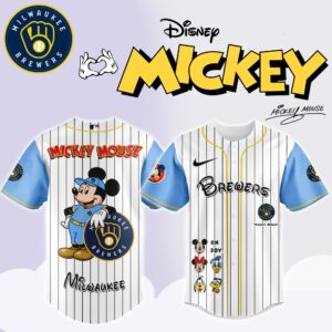 Milwaukee Brewers x Disney Mickey Mouse Special Edition Jersey