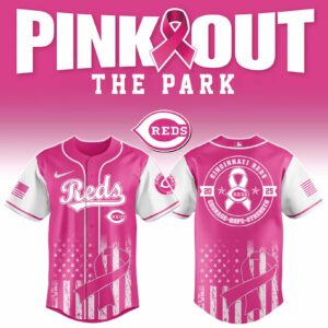Cincinnati Reds x Pink Out Breast Cancer Special Edition Jersey