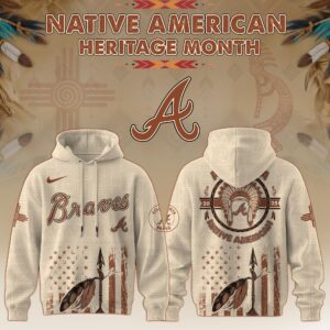 Atlanta Braves x Native American Heritage Month Special Edition Unisex Hoodie