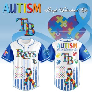 Tampa Bay Rays x Autism Awareness Special Edition Jersey