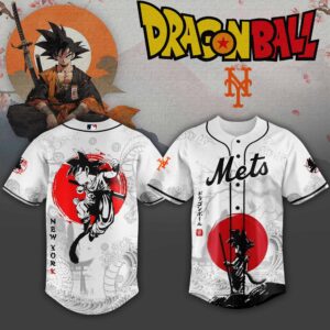 New York Mets x Dragon Ball Japanese Style Special Edition Jersey