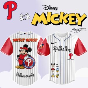 Philadelphia Phillies x Disney Mickey Mouse Special Edition Jersey
