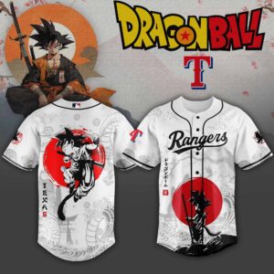 Texas Rangers x Dragon Ball Japanese Style Special Edition Jersey