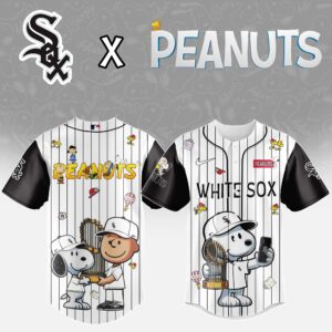 Chicago White Sox x Peanuts Snoopy And The Commissioner's Trophy Special Edition Jersey