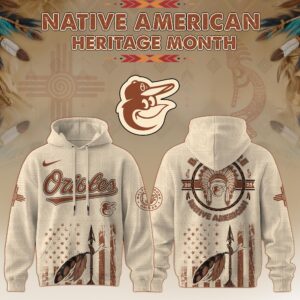 Baltimore Orioles x Native American Heritage Month Special Edition Unisex Hoodie