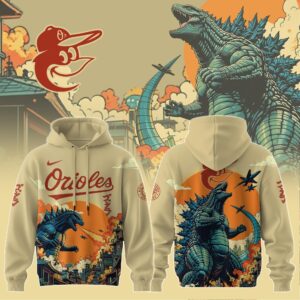 Baltimore Orioles x Godzilla Kaiju Special Edition Unisex Hoodie