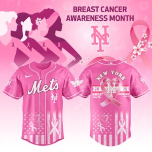 New York Mets x Breast Cancer Awareness Special Edition Jersey