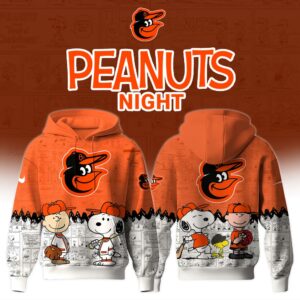 Baltimore Orioles x Peanuts Snoopy Special Edition Unisex Hoodie