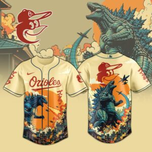 Baltimore Orioles x Godzilla Kaiju Special Edition Jersey