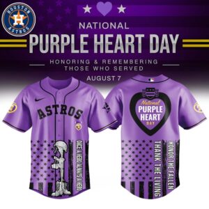 Houston Astros x National Purple Heart Day Special Edition Jersey