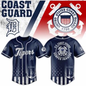 Detroit Tigers x US Coast Guard Appreciation Special Edition Jersey