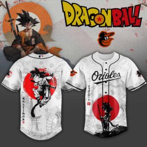 Baltimore Orioles x Dragon Ball Japanese Style Special Edition Jersey