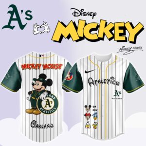 Oakland Athletics x Disney Mickey Mouse Special Edition Jersey