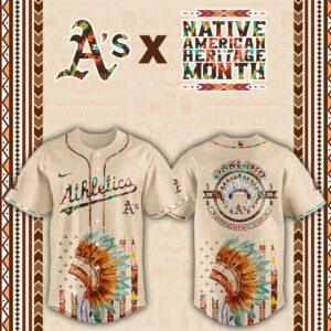 Oakland Athletics x Native American Day Special Edition Jersey