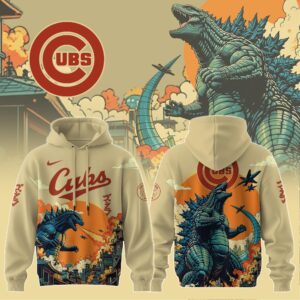 Chicago Cubs x Godzilla Kaiju Special Edition Unisex Hoodie