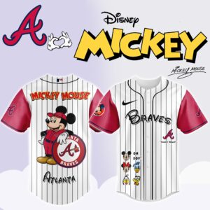 Atlanta Braves x Disney Mickey Mouse Special Edition Jersey