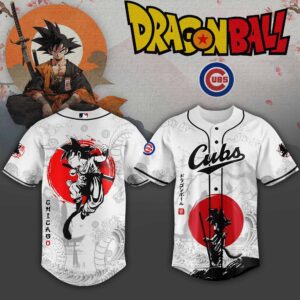 Chicago Cubs x Dragon Ball Japanese Style Special Edition Jersey