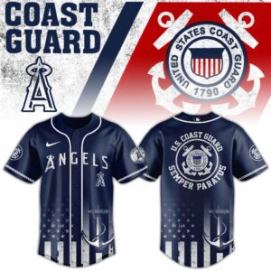 Los Angeles Angels x US Coast Guard Appreciation Special Edition Jersey