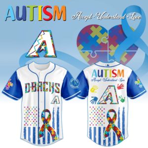Arizona Diamondbacks x Autism Awareness Special Edition Jersey