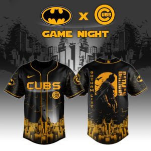 Chicago Cubs x Batman Night Game Special Edition Jersey