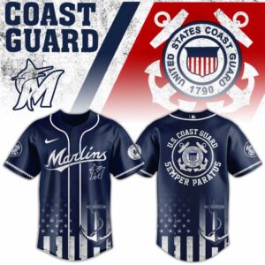 Miami Marlins x US Coast Guard Appreciation Special Edition Jersey