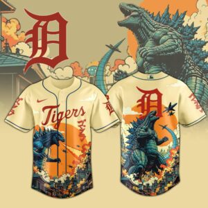 Detroit Tigers x Godzilla Kaiju Special Edition Jersey