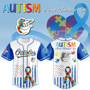 Baltimore Orioles x Autism Awareness Special Edition Jersey
