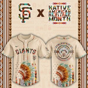 San Francisco Giants x Native American Day Special Edition Jersey