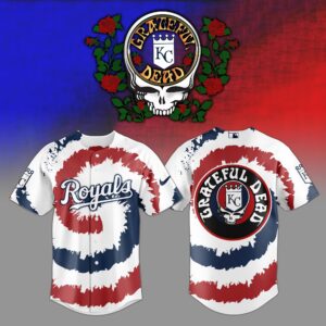 Kansas City Royals x Grateful Dead V2 Special Edition Jersey