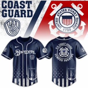 Milwaukee Brewers x US Coast Guard Appreciation Special Edition Jersey