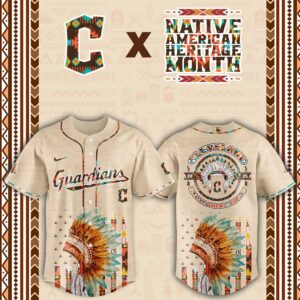 Cleveland Guardians x Native American Day Special Edition Jersey