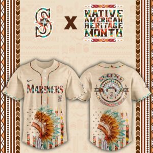 Seattle Mariners x Native American Day Special Edition Jersey