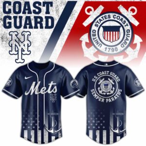 New York Mets x US Coast Guard Appreciation Special Edition Jersey