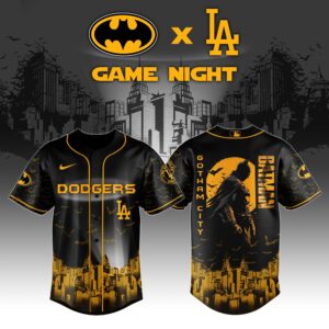 Los Angeles Dodgers x Batman Night Game Special Edition Jersey