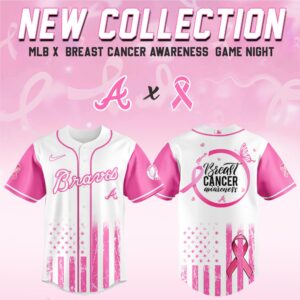 Atlanta Braves x Breast Cancer Awareness V2 Special Edition Jersey
