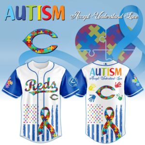 Cincinnati Reds x Autism Awareness Special Edition Jersey