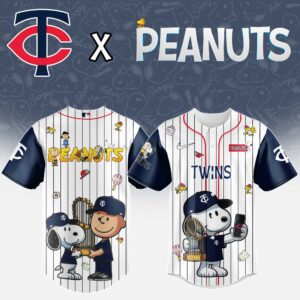 Minnesota Twins x Peanuts Snoopy And The Commissioner's Trophy Special Edition Jersey