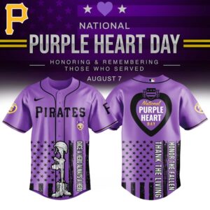 Pittsburgh Pirates x National Purple Heart Day Special Edition Jersey