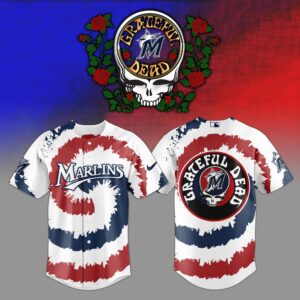 Miami Marlins x Grateful Dead V2 Special Edition Jersey