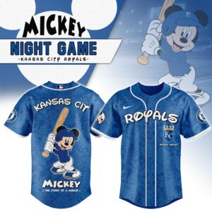 Kansas City Royals x Disney Mickey Mouse Night Game Special Edition Jersey