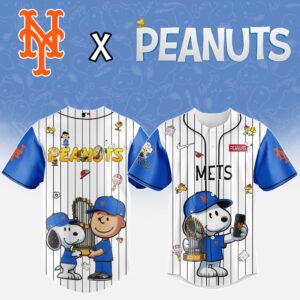 New York Mets x Peanuts Snoopy And The Commissioner's Trophy Special Edition Jersey