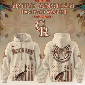 Colorado Rockies x Native American Heritage Month Special Edition Unisex Hoodie