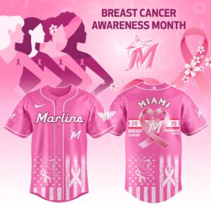 Miami Marlins x Breast Cancer Awareness Special Edition Jersey