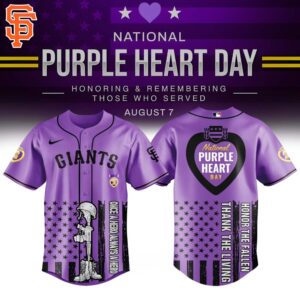 San Francisco Giants x National Purple Heart Day Special Edition Jersey