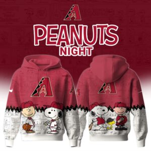 Arizona Diamondbacks x Peanuts Snoopy Special Edition Unisex Hoodie