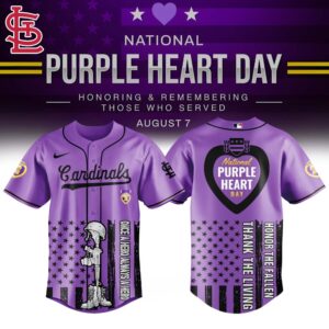 St. Louis Cardinals x National Purple Heart Day Special Edition Jersey