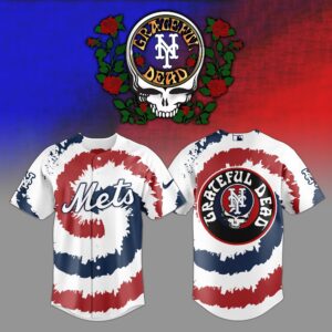 New York Mets x Grateful Dead V2 Special Edition Jersey