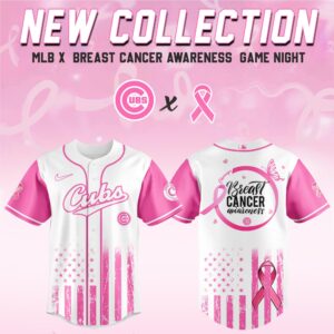 Chicago Cubs x Breast Cancer Awareness V2 Special Edition Jersey
