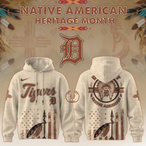 Detroit Tigers x Native American Heritage Month Special Edition Unisex Hoodie